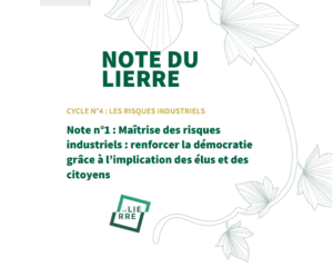 Note sur les risques industriels